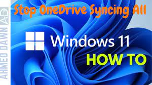 stop onedrive from syncing desktop