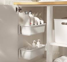 sliding under sink cabinet wall storage