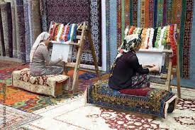 traditional turkish carpet weaving the