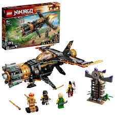 LEGO 71736 NINJAGO Legacy Boulder Blaster Aeroplane Toy with Prison and  Collectible Gold Ninja Kai Figure- Buy Online in India at Desertcart -  264943800.