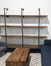 Floor To Wall Shelving Unit Book Shelf