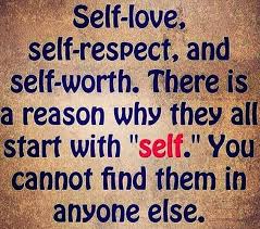 self love self respect self worth