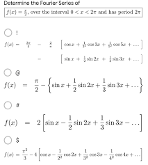 Answered Determine The Fourier Series