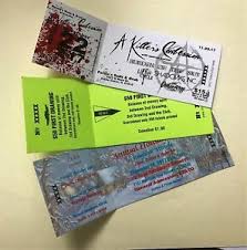Details About Custom Printed Event Tickets Numbered With Stub 1000 28 Free Shipping