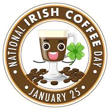national irish coffee day banner design