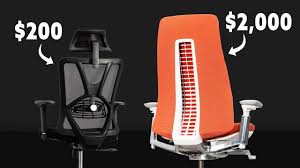 vs expensive office chairs what