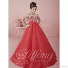 High Waistline Chiffon Princess Dress For Kids Flower Girls Dresses For Wedding Sheer Bodice Halter 2018 New Girls Pageant Dress C62 Infant Toddler