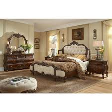 Michael amini + jane seymour. Bedroom Sets Lavelle Melange 6 Pc King Fabric Bedroom Set At Furniture Town Plus