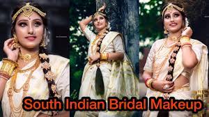 south indian bridal makeup step by step