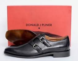 Details About 295 Nib Donald Pliner Italy Vivaldo 01 Black Dbl Monk Strap Derby Shoes 10 M