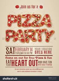 Pizza Party Invitation Template Free Invitation Templates