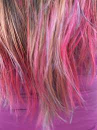 to dye the ends of your hair fun colors