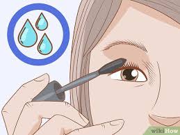 watering when wearing makeup