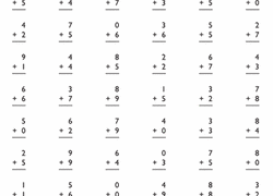 Teach your kids addition and subtraction at the same time. Math Worksheets Free Printables Education Com