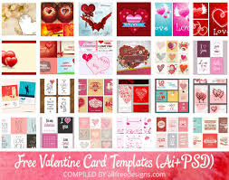 Valentine Card Templates Plus Tutorials For Designing Your Own