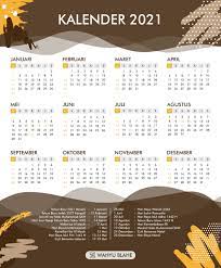 Berbicara tentang kapan lebaran idul fitri 2021, pemerintah hingga saat ini belum. Kalender 2021 Indonesia Lengkap Dengan Hari Libur Nasional