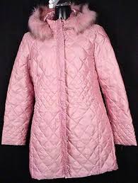 Victorias Secret Pink Quilted Down Jacket Coat Sz S Ebay
