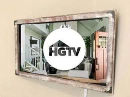 Wood Tv Frame Wall Mount Decorative Tv