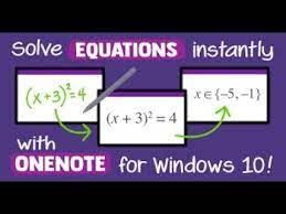How To Onenote Math Problem Solution