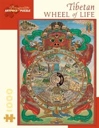 Tibetan Wheel Of Life 1 000 Piece Jigsaw Puzzle