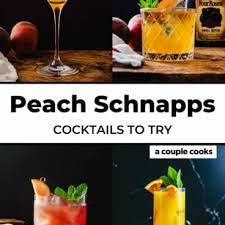 top 5 peach schnapps drinks a couple
