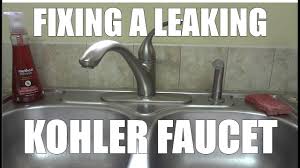 leaking faucet by replacing the o ring