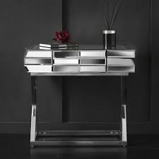 Luxury Mirrored Side Table 3d Glass