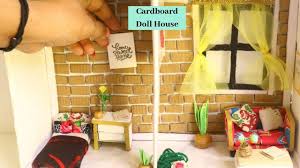 diy miniature dollhouse from cardboard
