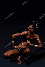 beautiful exotic african female fashion