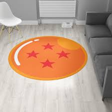 4 star dragon ball custom round rug