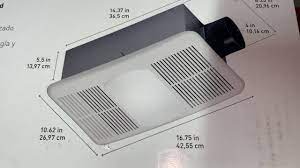 diy utilitec bathroom vent fan heater w