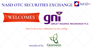 Managing director/ceo at great nigeria insurance plc nigeria 1 connection. Nasd Welcome Great Nigeria Insurance Plc To Trade Nasd