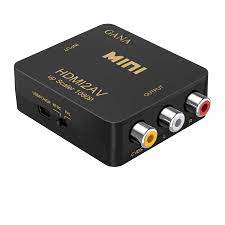 Amazon.com: GANA HDMI to RCA, HDMI to AV, 1080P HDMI to 3RCA CVBS AV  Composite Video Audio Converter Adapter Supports PAL/NTSC with USB Charge  Cable for PC Laptop HDTV DVD-Black (Additional Cable) :