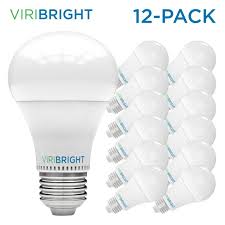 Viribright 60 Watt Equivalent Led Light Bulb E26 Edison Base Warm White Soft White 2700k Pack Of 12 Walmart Com Walmart Com