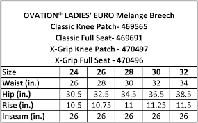Ovation Softflex Grip Tec Full Seat Breech Ladies