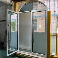 French Tempered Glass Entry Door