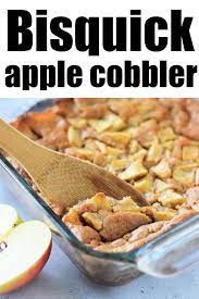 apple cobbler with bisquick easy