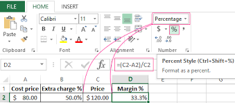how to calculate margin and markup