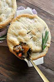 vegan savory stout and vegetable pies