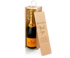 veuve clic chagne gift box with