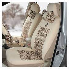 Zebra Leopard Print Lace Car Seat Cover