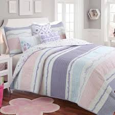 white cotton queen quilt bedding set