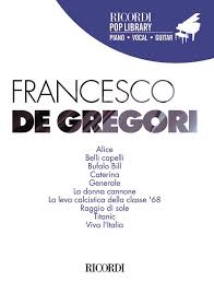 Listen to francesco de gregori radio featuring songs from viva l'italia free online. Francesco De Gregori Piano Vocal Guitar Musicroom Com