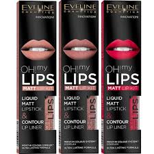 eveline cosmetics oh my lips matte lip kit