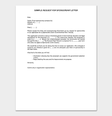 Usually, such letters are written by supervisors or representatives of human resources keep it structured. Sponsorship Request Letter Format With 13 Sample Letters