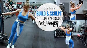 complete gym shoulder workout for women