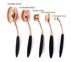 5pc gold rose gold toothbrush shape