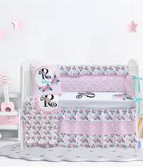 Fl Crib Bedding Set