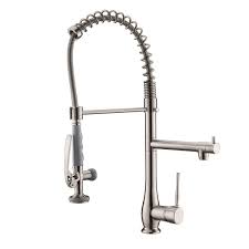 kitchen faucets with pull down sprayer