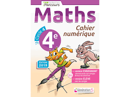 Iparcours 4ème Corrigé Pdf 2022 - Cahier numérique iParcours Maths 4e